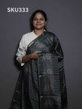 Printed Kadhi Cotton Sarees Graceful Motifs / SKU333 – 4