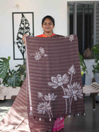 Linen Jari Sarees  / SKU263 – 5