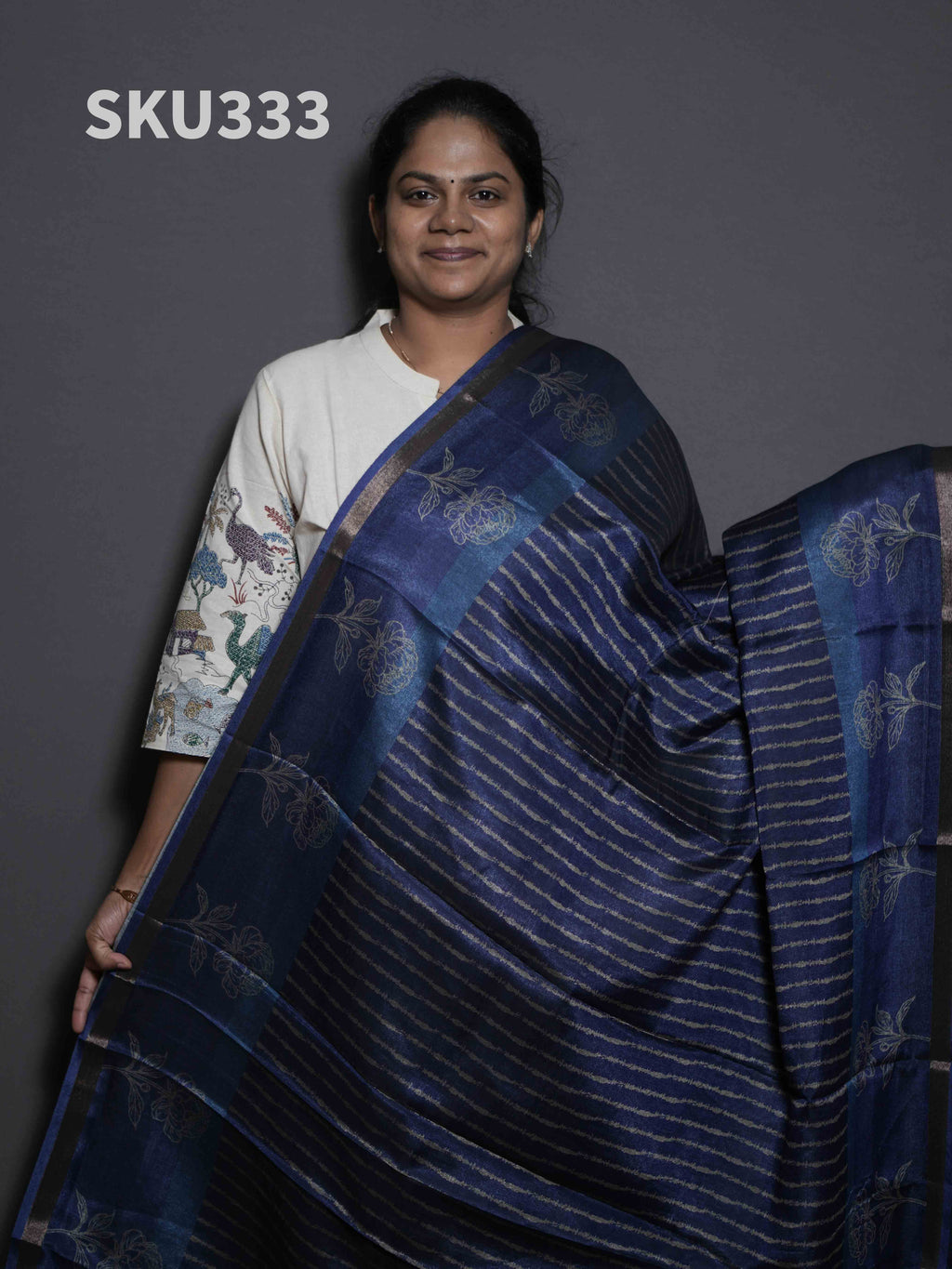 Printed Kadhi Cotton Sarees Subtle Grace / SKU333 – 8
