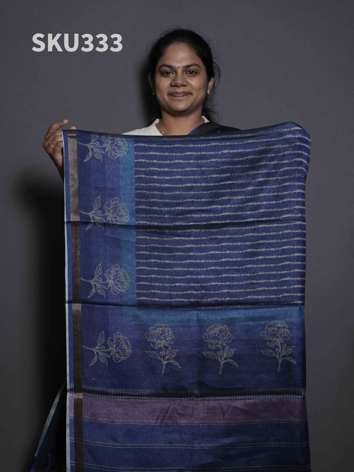 Printed Kadhi Cotton Sarees Subtle Grace / SKU333 – 8