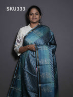 Printed Kadhi Cotton Sarees Heritage Prints / SKU333 – 9