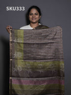 Printed Kadhi Cotton Sarees Signature Style / SKU333 – 12