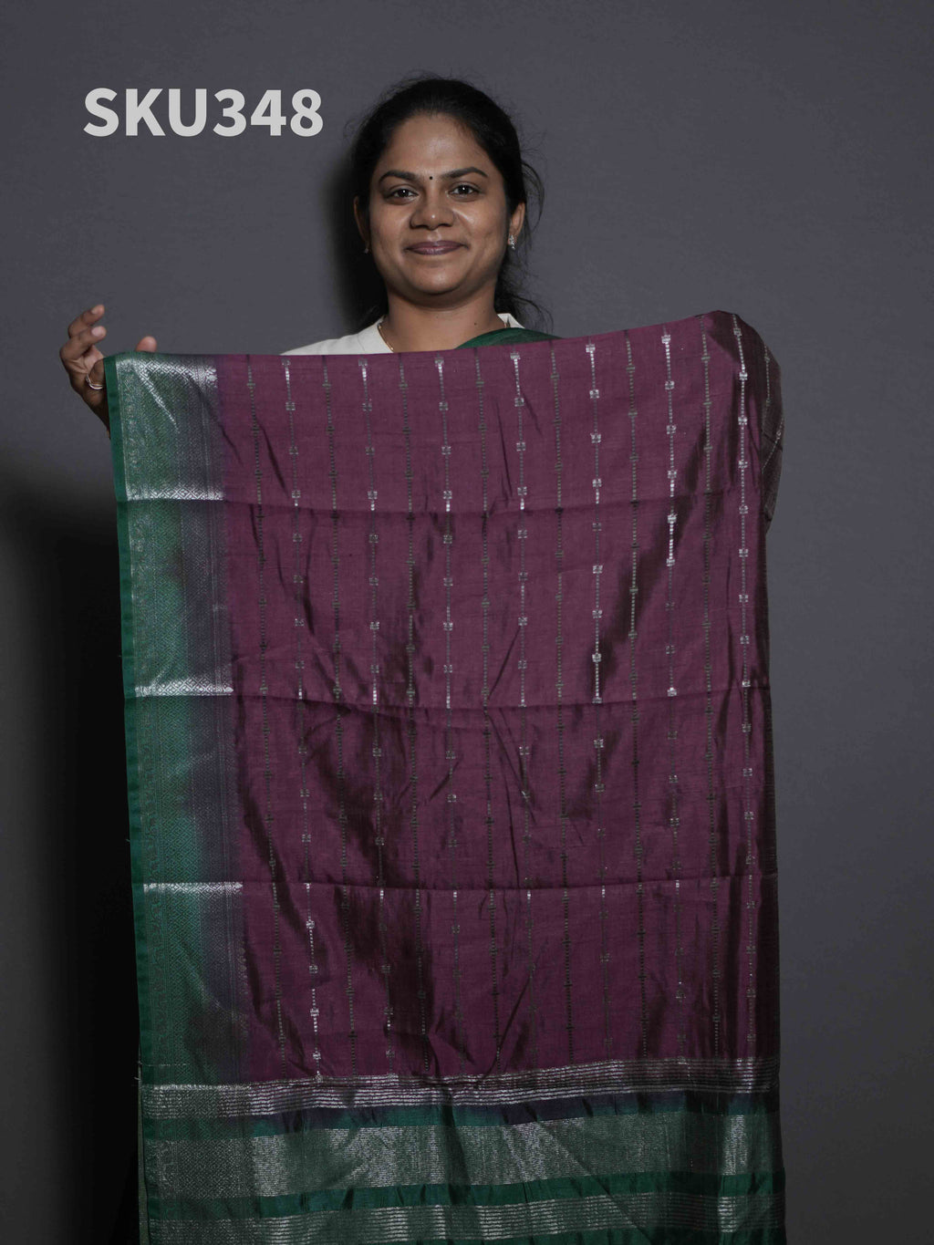 Cotton Banaras Sarees Timeless Beauty / SKU348 – 5