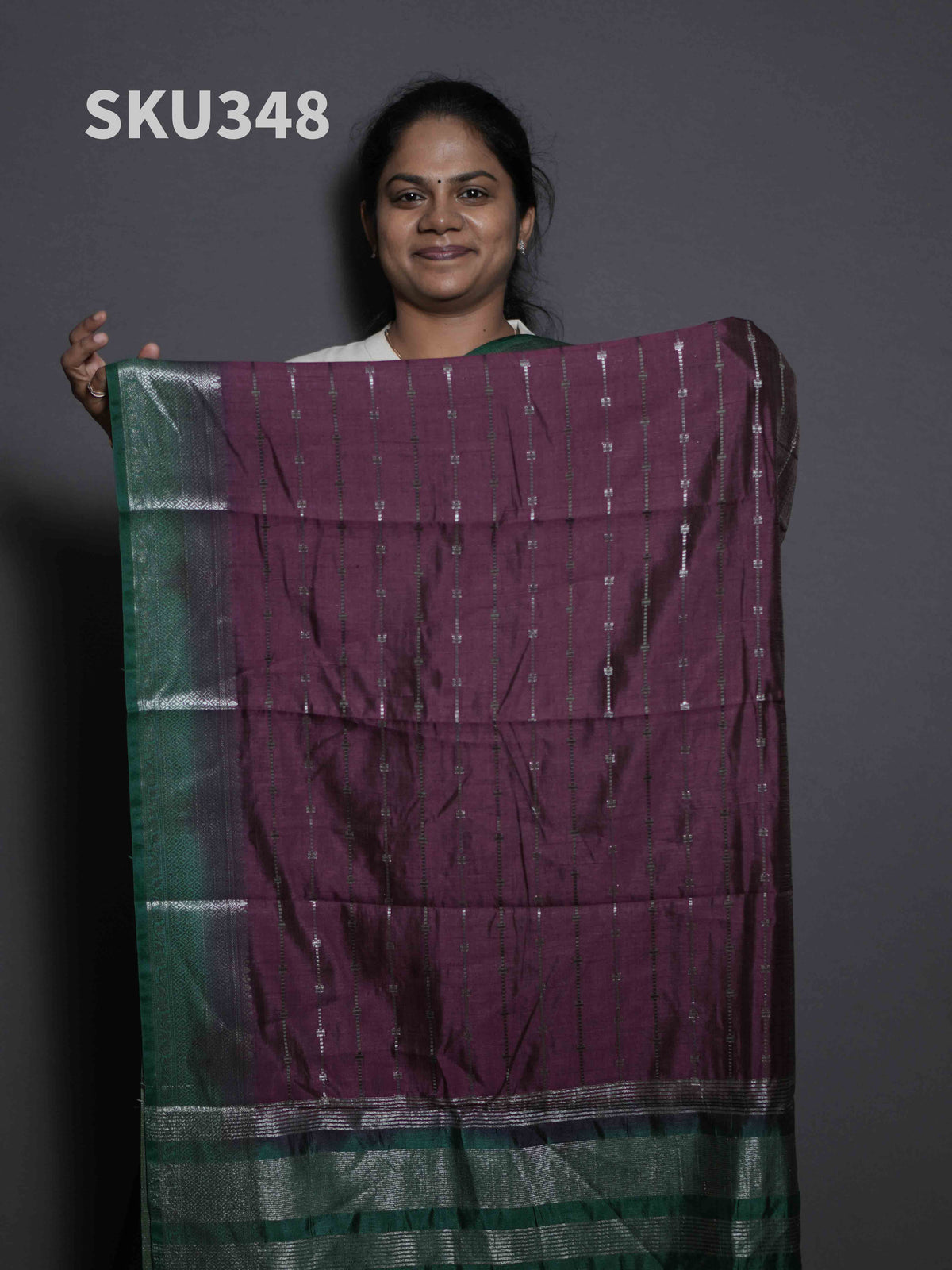 Cotton Banaras Sarees Timeless Beauty / SKU348 – 5
