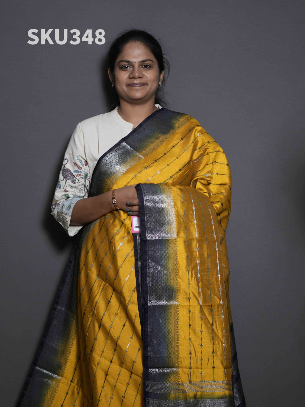 Cotton Banaras Sarees Signature Weave / SKU348 – 6