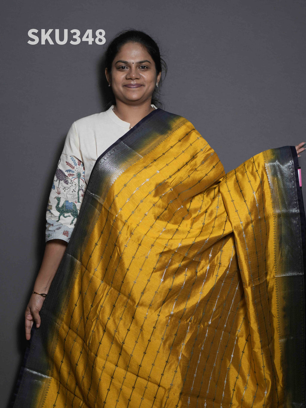 Cotton Banaras Sarees Signature Weave / SKU348 – 6