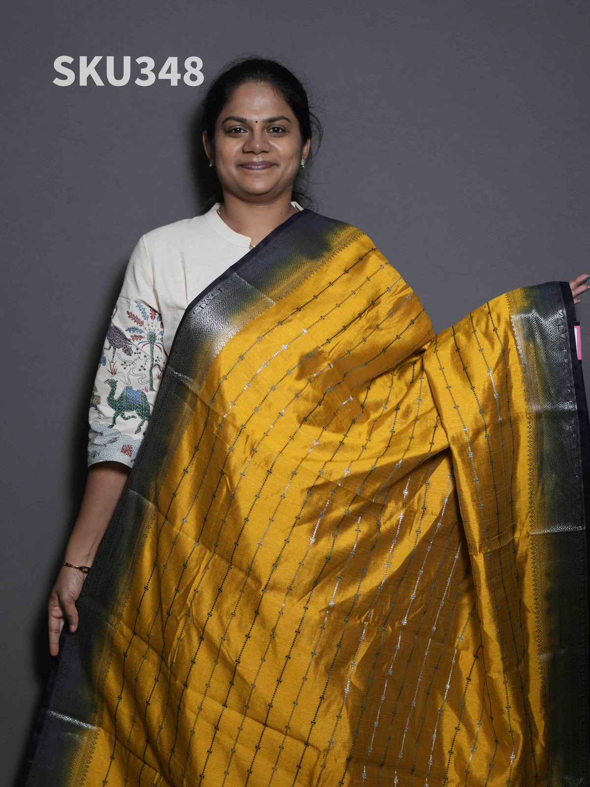 Cotton Banaras Sarees Signature Weave / SKU348 – 6