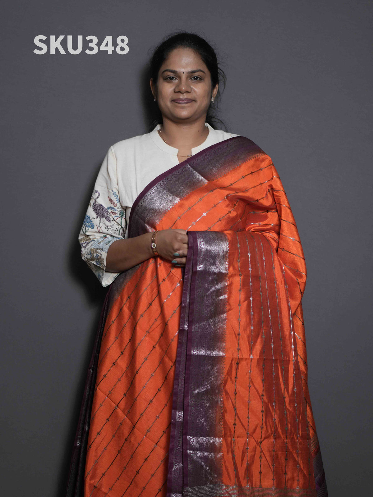 Cotton Banaras Sarees Heritage Charm / SKU348 – 10