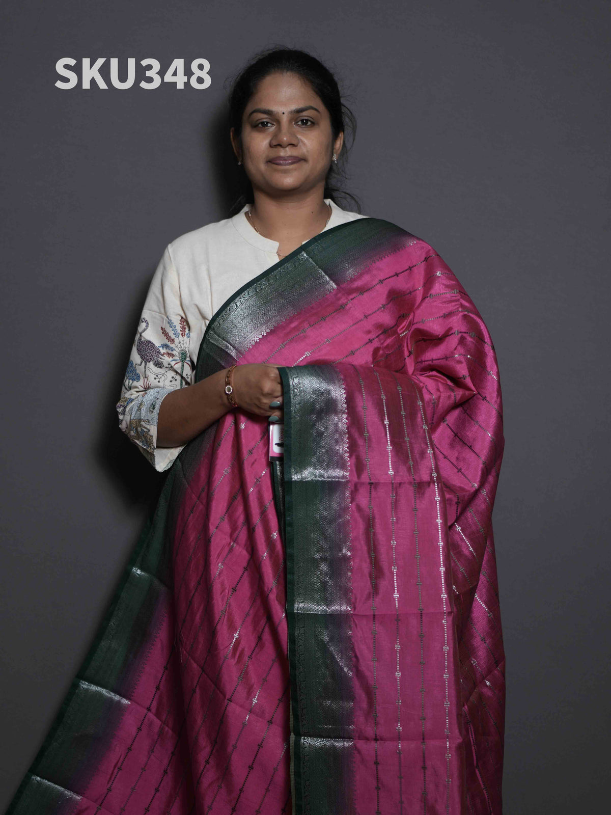 Cotton Banaras Sarees Festive Grace / SKU348 – 11