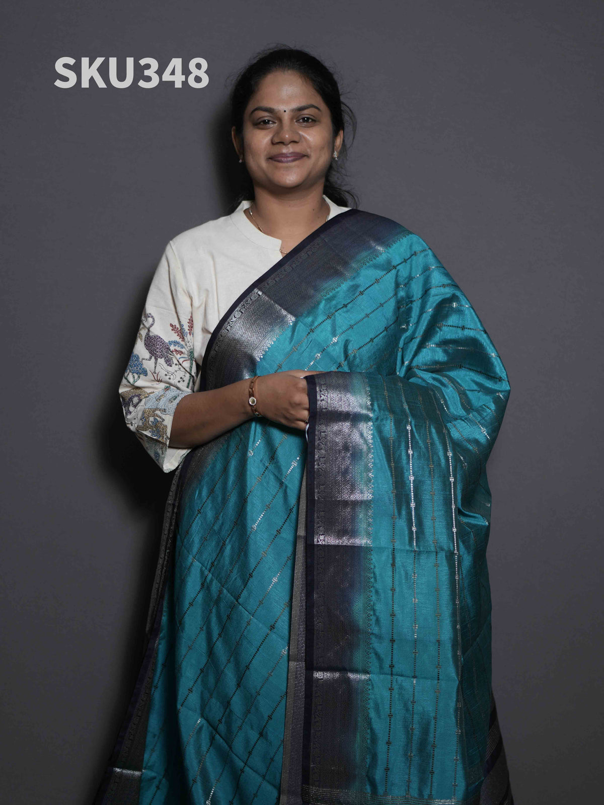 Cotton Banaras Sarees Eternal Charm / SKU348 – 12