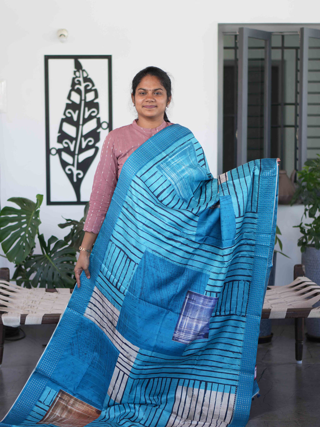 Printed Tussar Sarees Classic Prints / SKU266 – 2