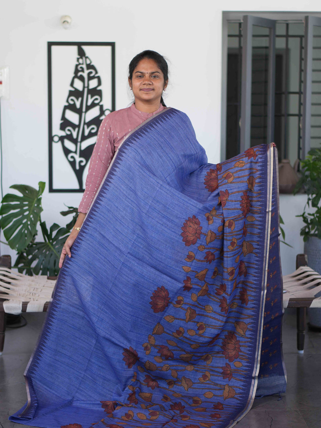 Linen Cotton Sarees Classic Comfort / SKU268 – 2