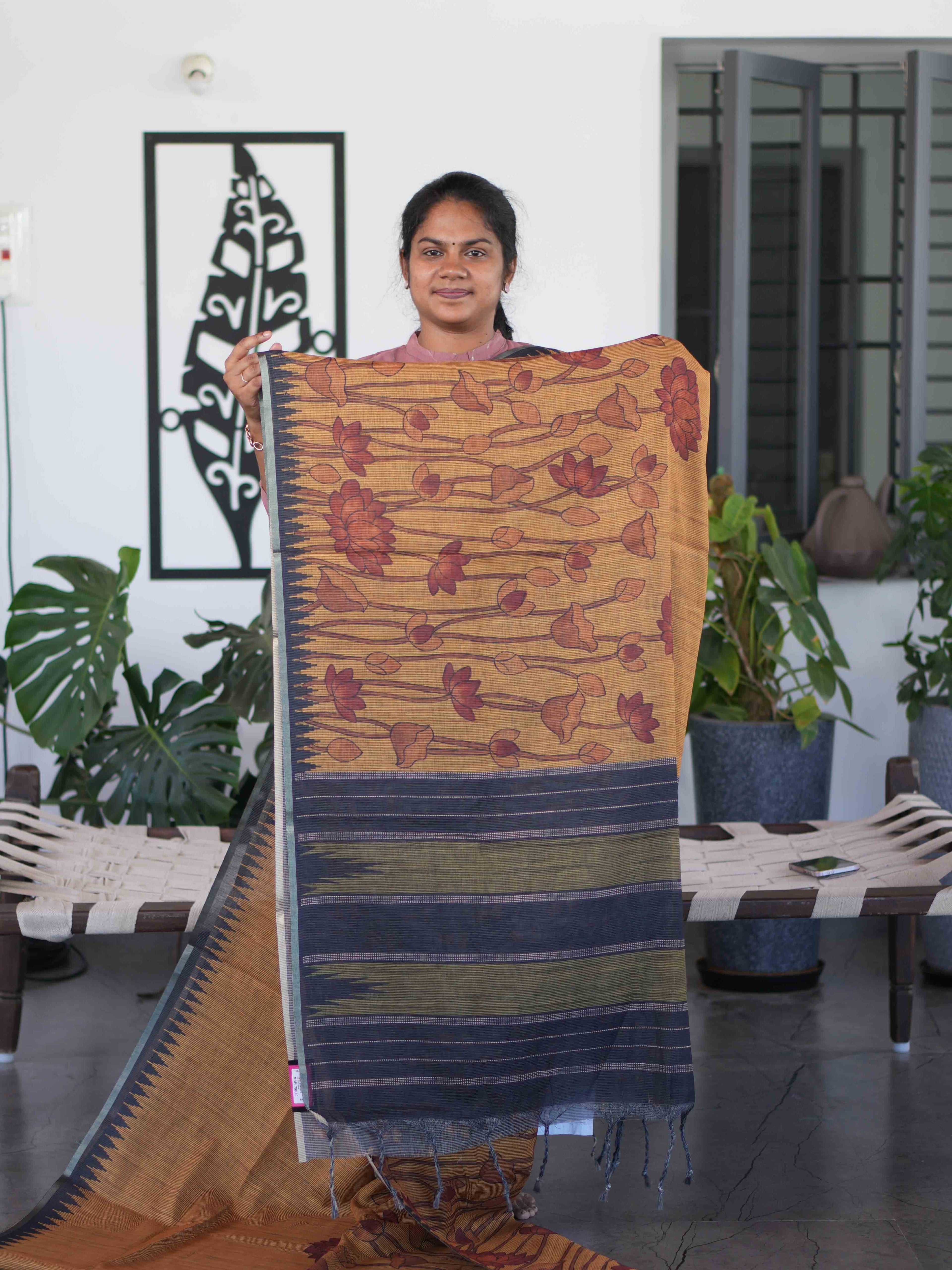 Linen Cotton Sarees Signature Grace / SKU268 – 6