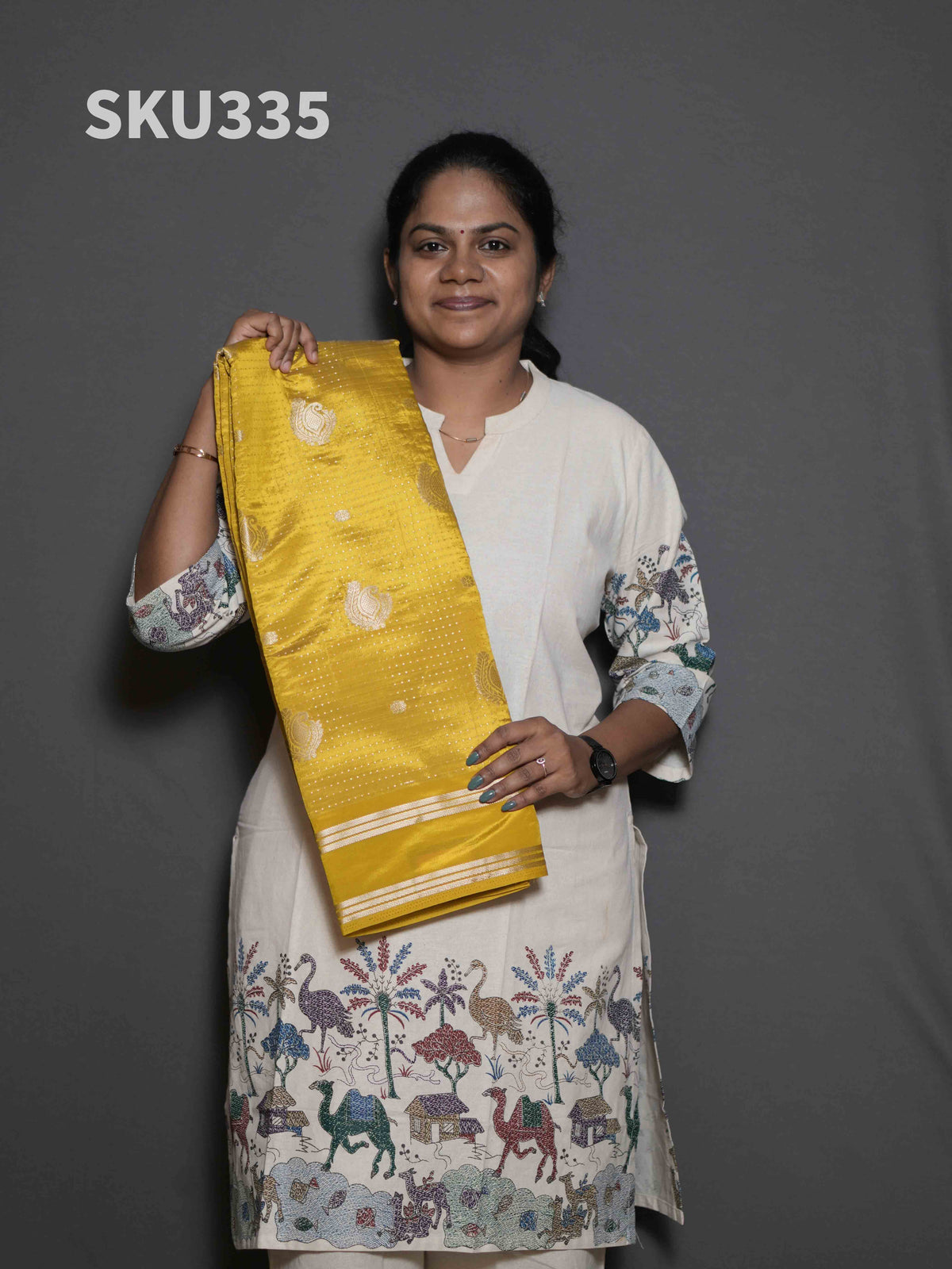 Vaira Oosi Silk Cotton Sarees Classic Charm / SKU335 – 2