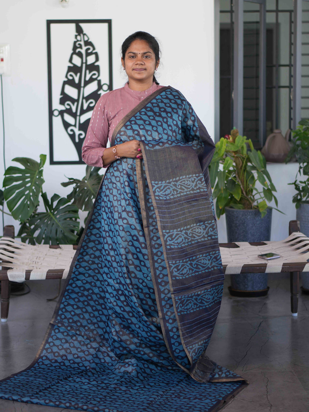 Tissue Staple Tussar Sarees Royal Grace / SKU264 – 2