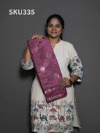 Vaira Oosi Silk Cotton Sarees Golden Heritage / SKU335 – 8