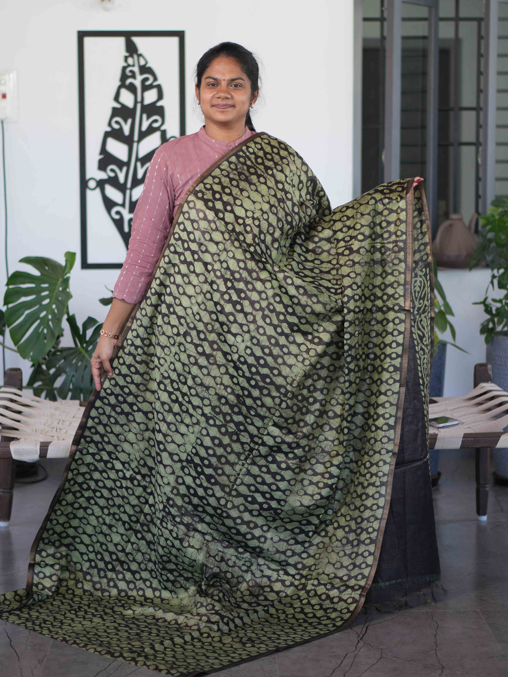 Tissue Staple Tussar Sarees Heritage Beauty / SKU264 – 5