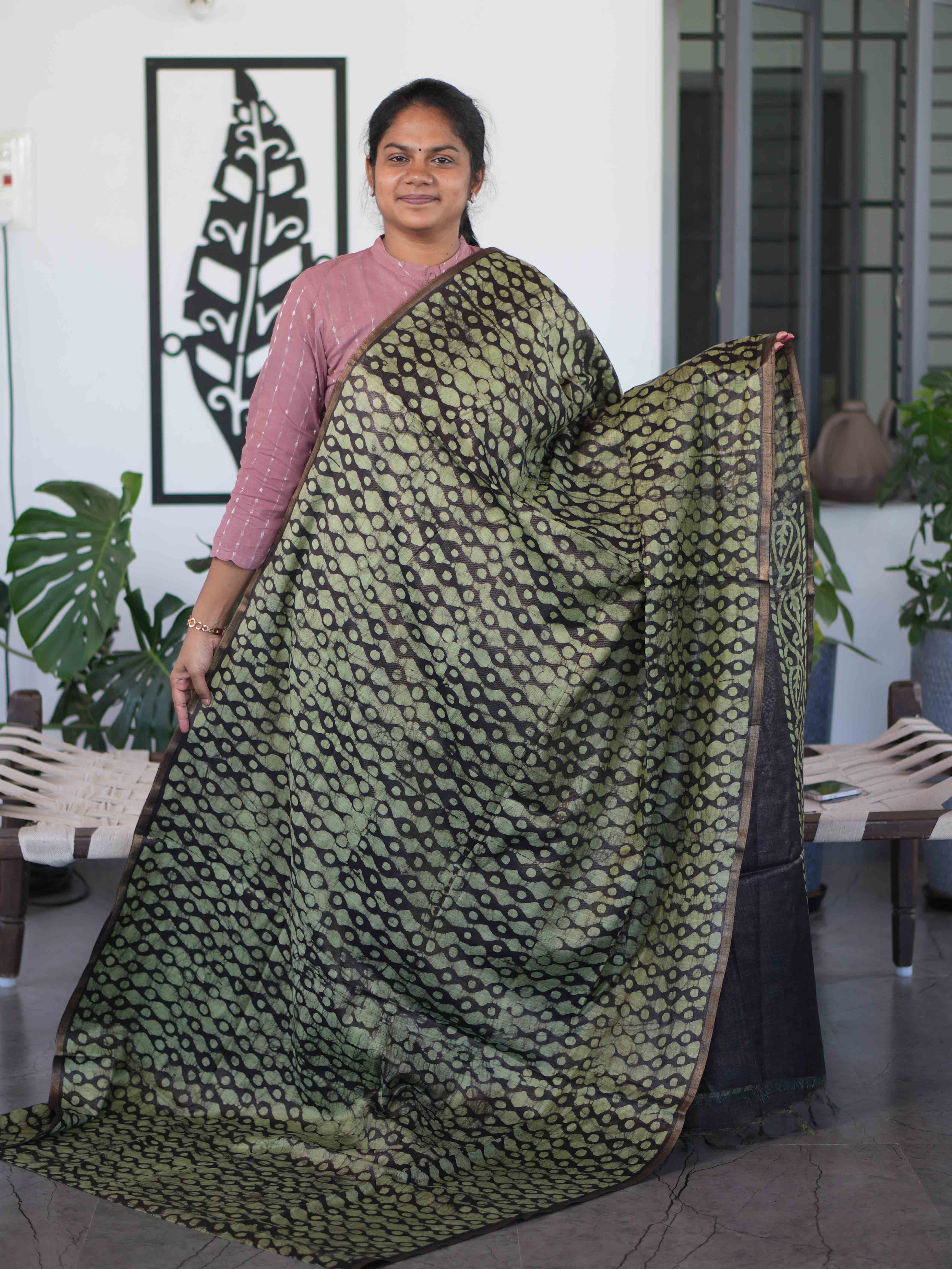 Tissue Staple Tussar Sarees Heritage Beauty / SKU264 – 5