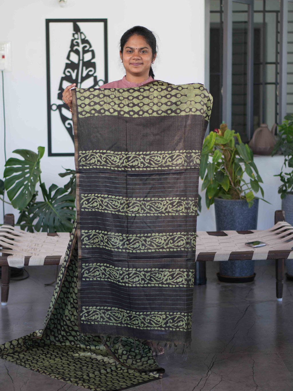Tissue Staple Tussar Sarees Heritage Beauty / SKU264 – 5