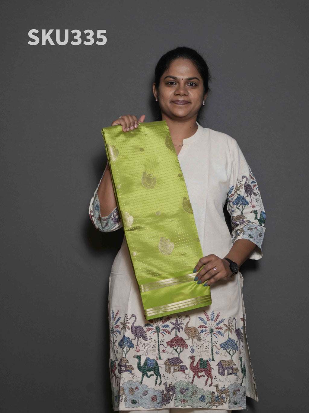 Vaira Oosi Silk Cotton Sarees Eternal Grace / SKU335 – 13