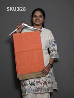 Handloom Cotton Sarees Timeless Texture / SKU328 – 4