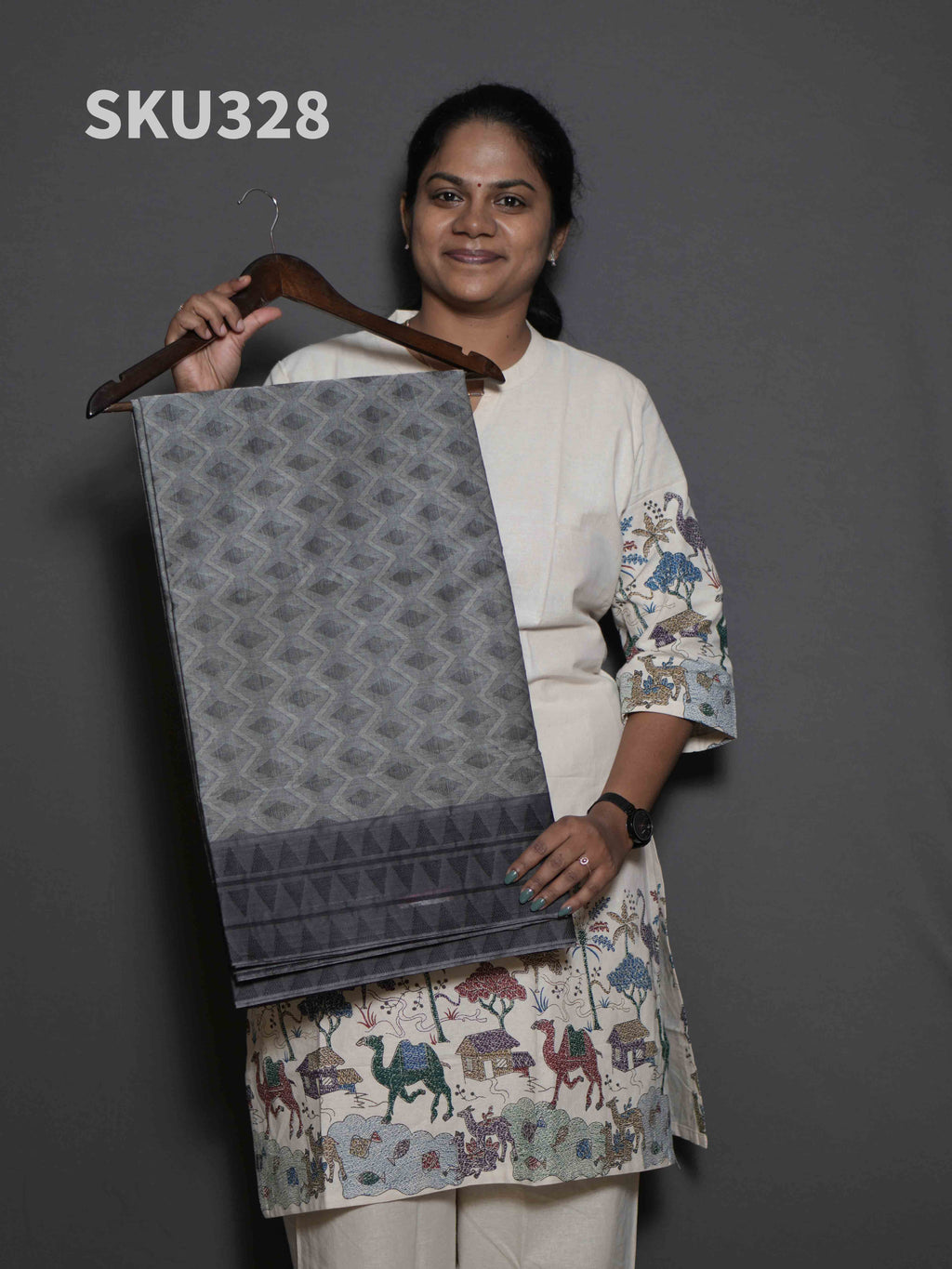 Handloom Cotton Sarees Signature Style / SKU328 – 6