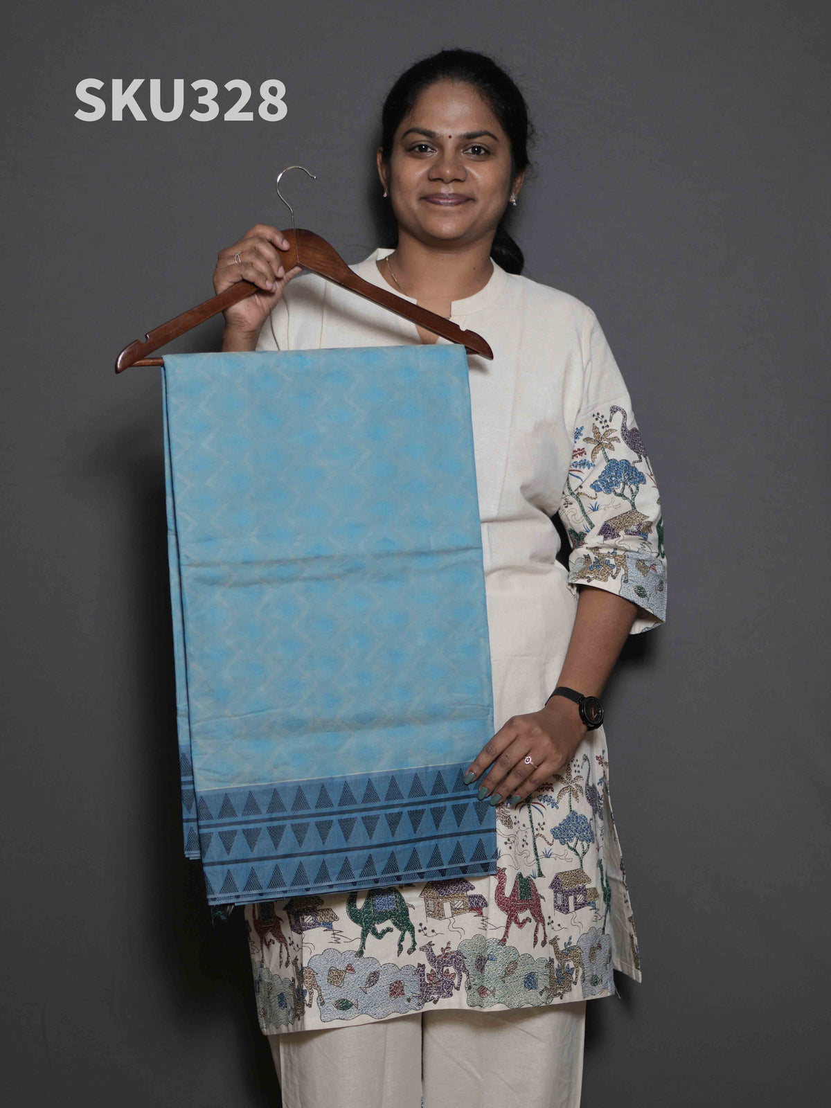Handloom Cotton Sarees Enduring Beauty / SKU328 – 9