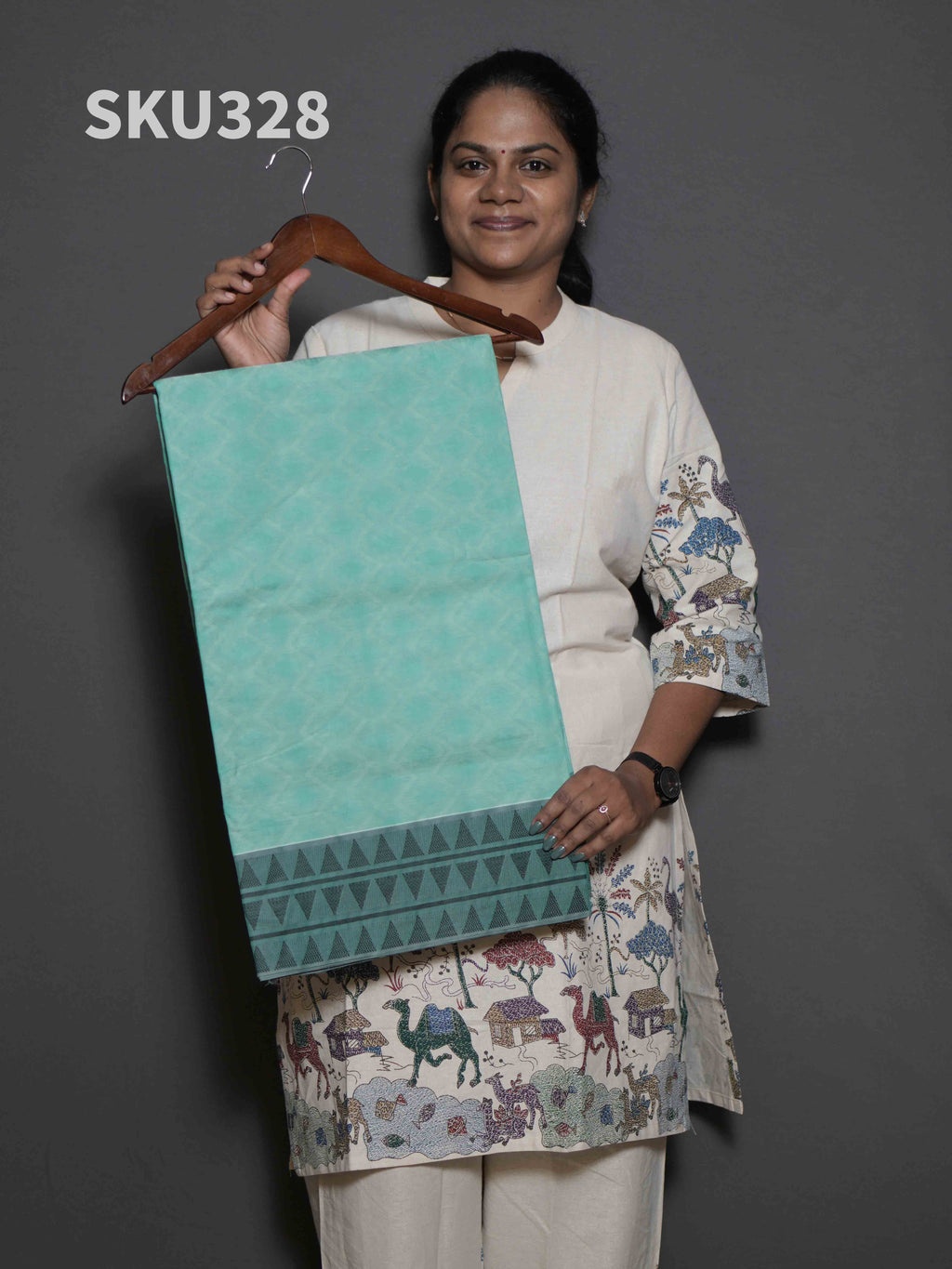 Handloom Cotton Sarees Simple Sophistication / SKU328 – 13