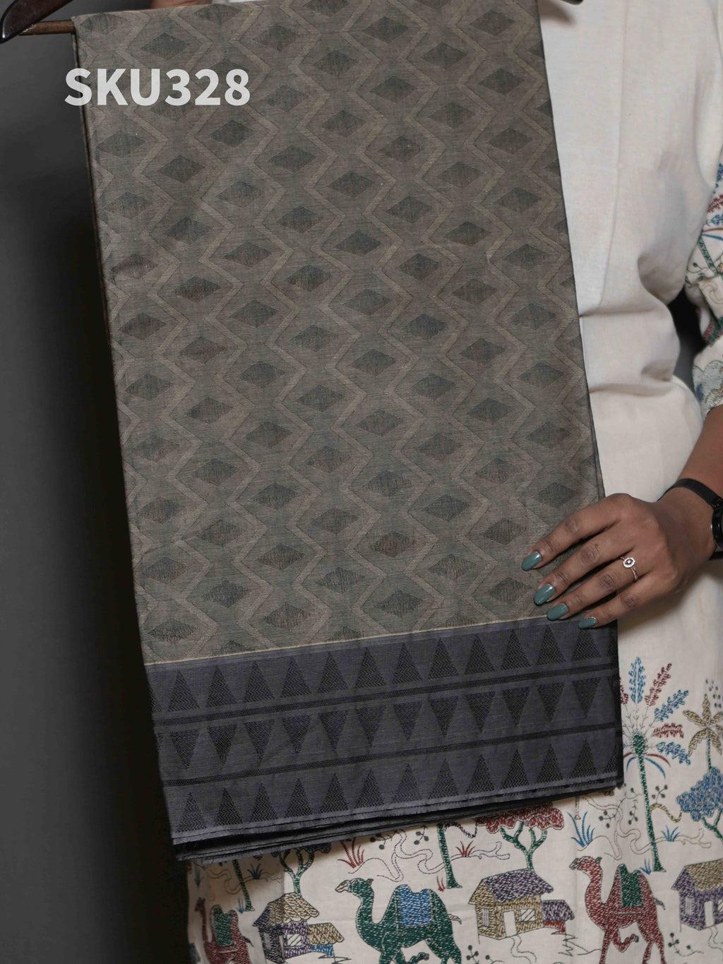 Handloom Cotton Sarees Lasting Comfort / SKU328 – 14