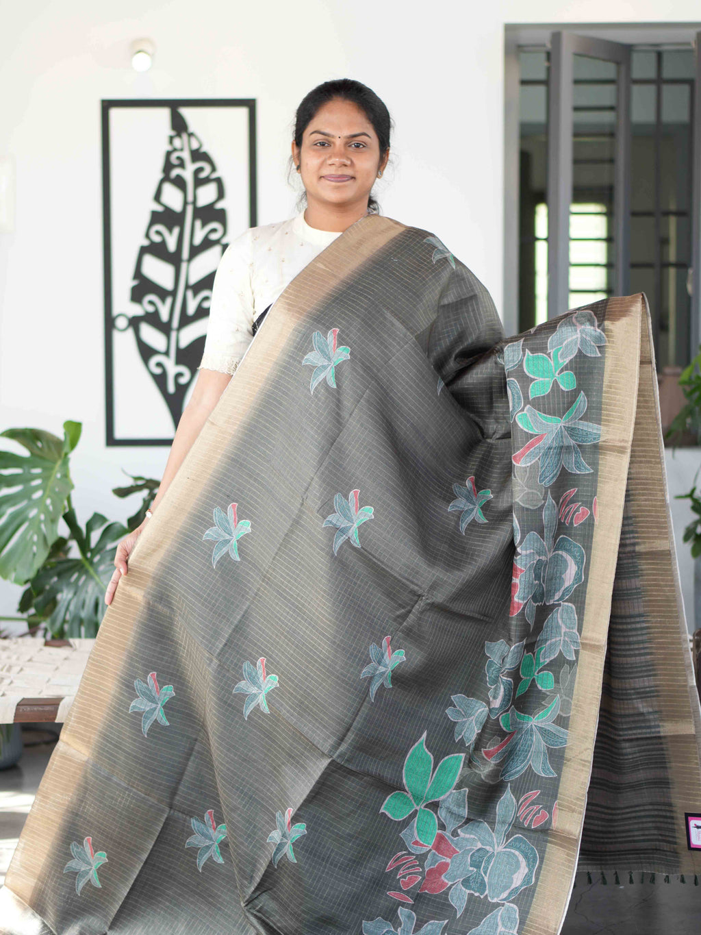 Mini Gulabi Dori Sarees Delicate Weave / SKU272 – 4