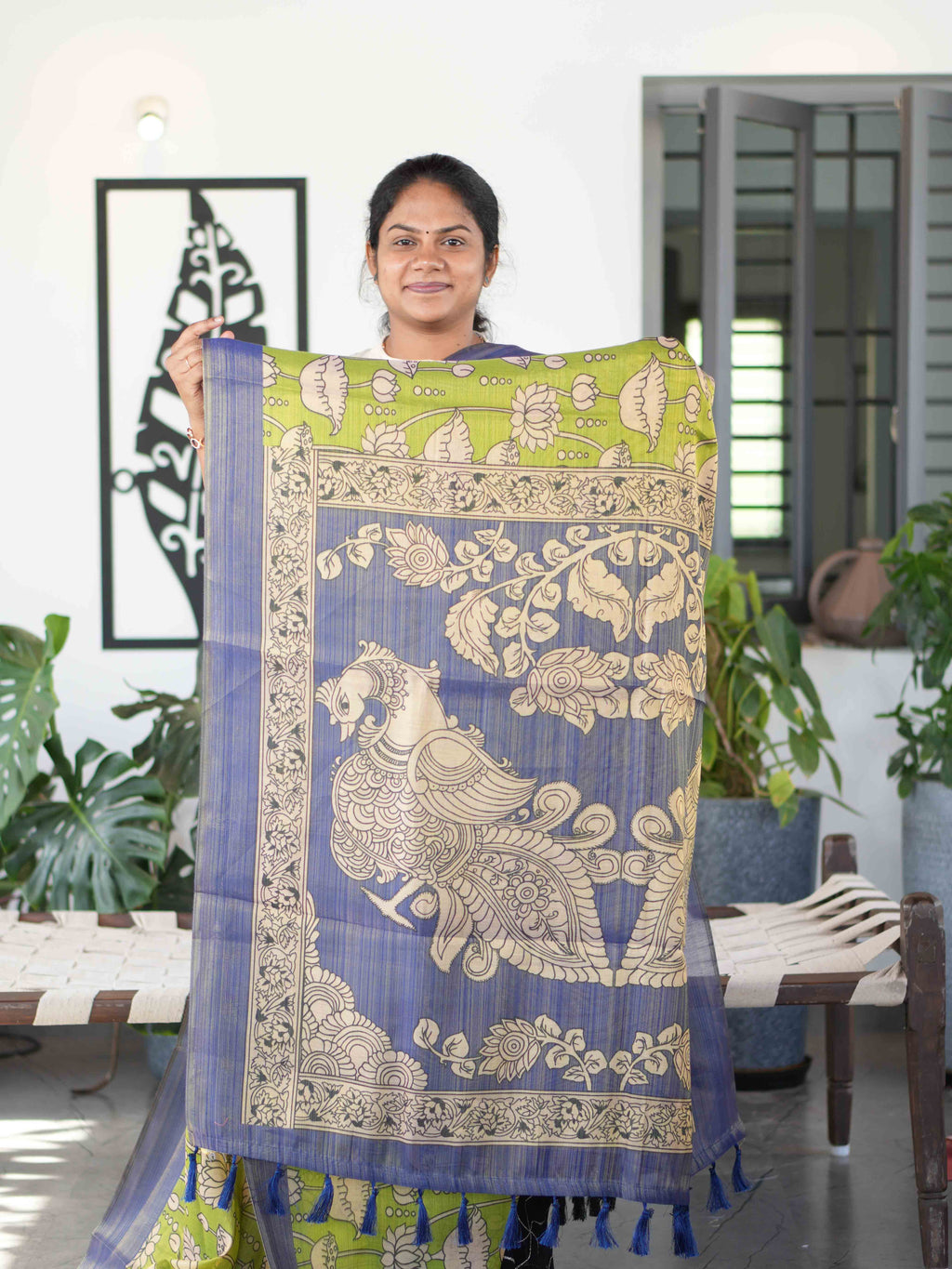 Linen Tissue Sarees Graceful Weave / SKU278 – 3