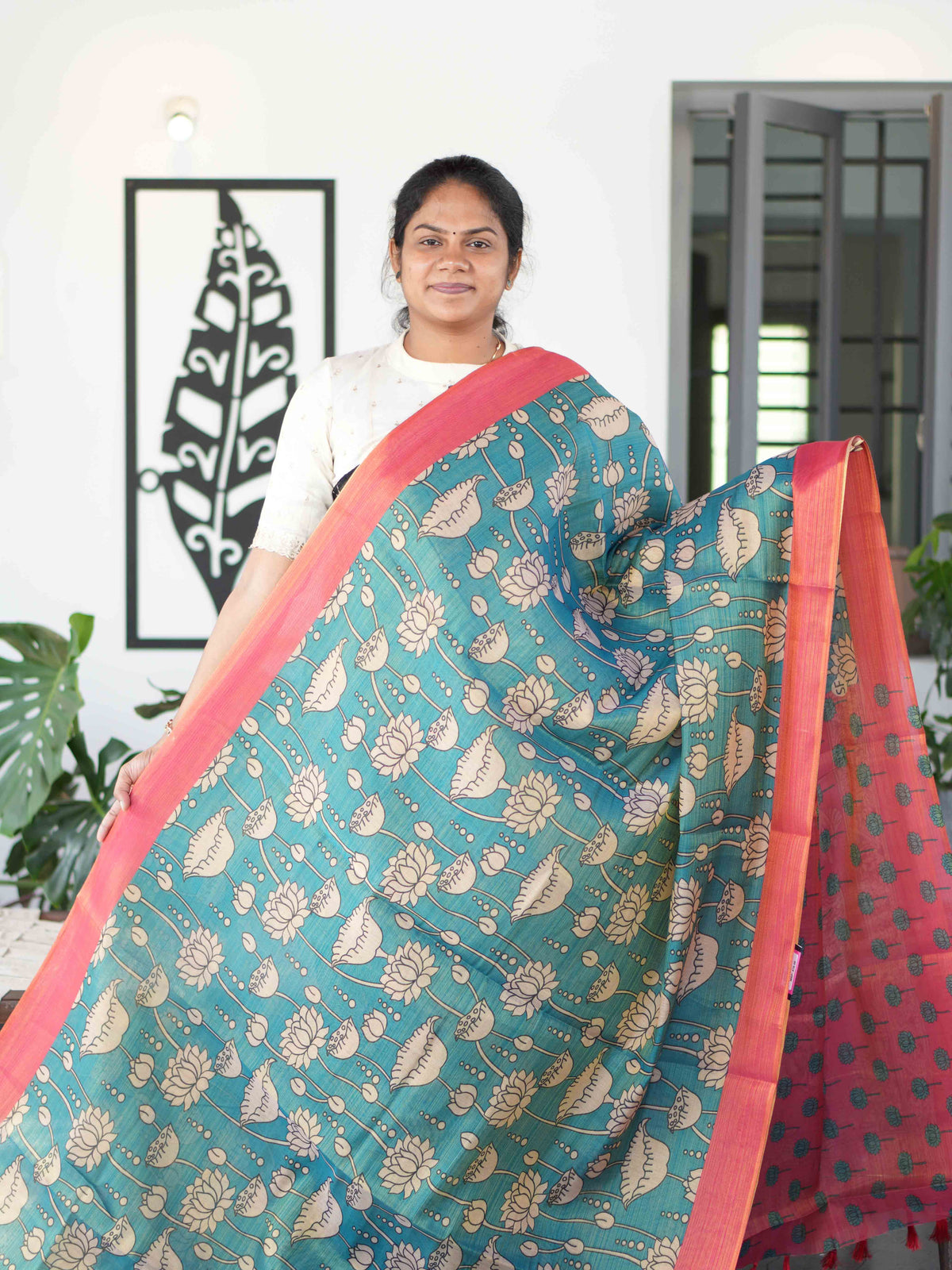 Linen Tissue Sarees Refined Elegance / SKU278 – 5