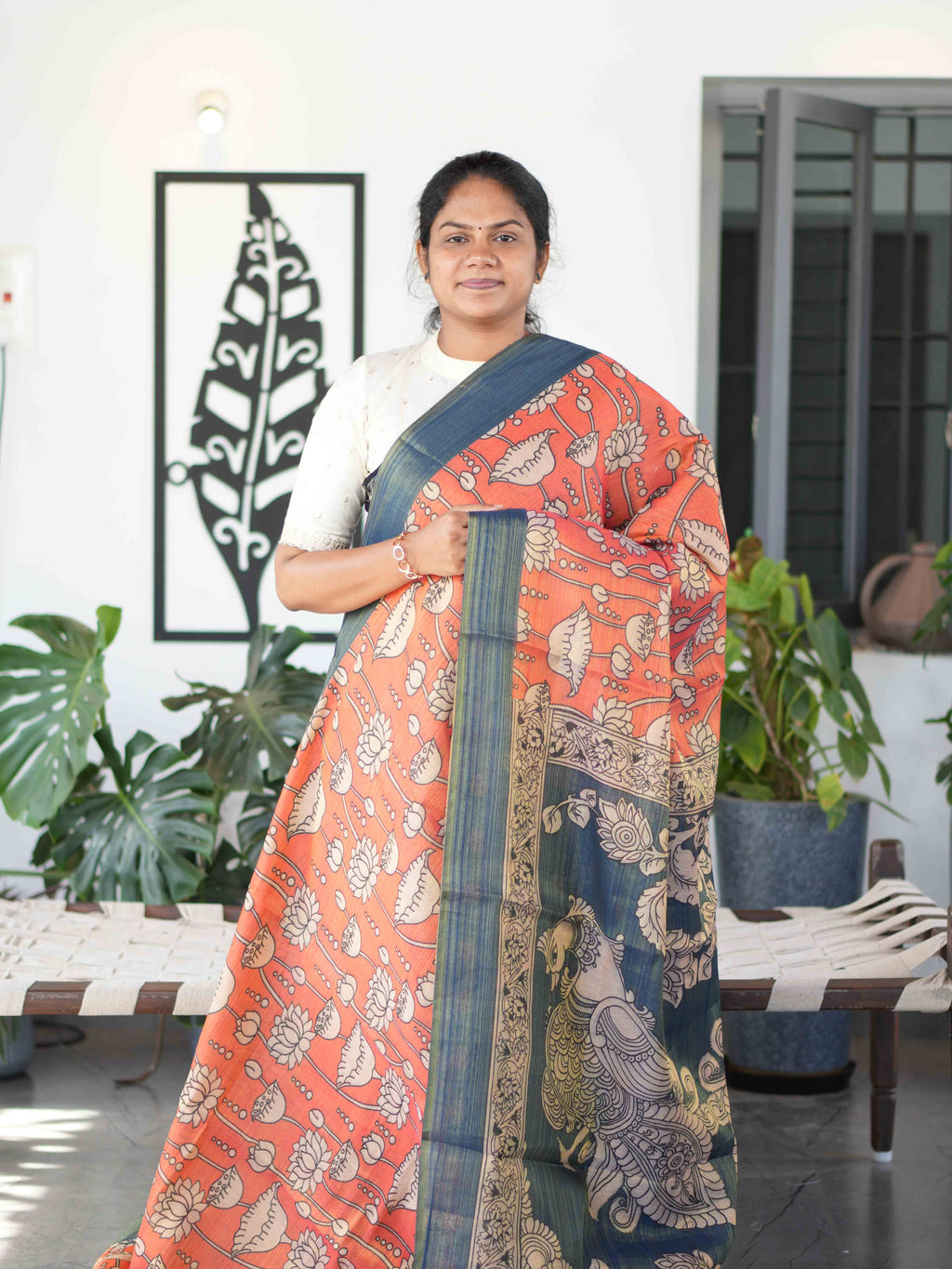 Linen Tissue Sarees Subtle Glow / SKU278 – 7