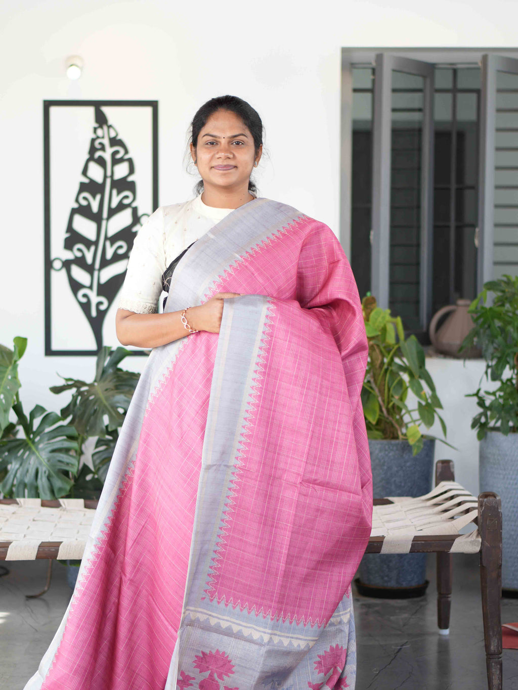 Matka Tussar Sarees Natural Weave / SKU277 – 1