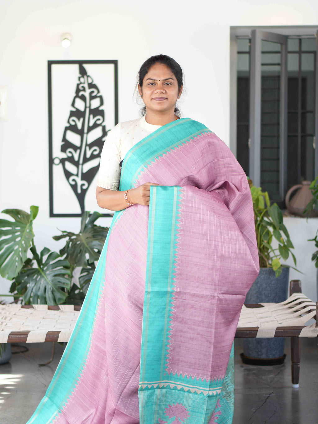 Matka Tussar Sarees Elegant Texture / SKU277 – 3