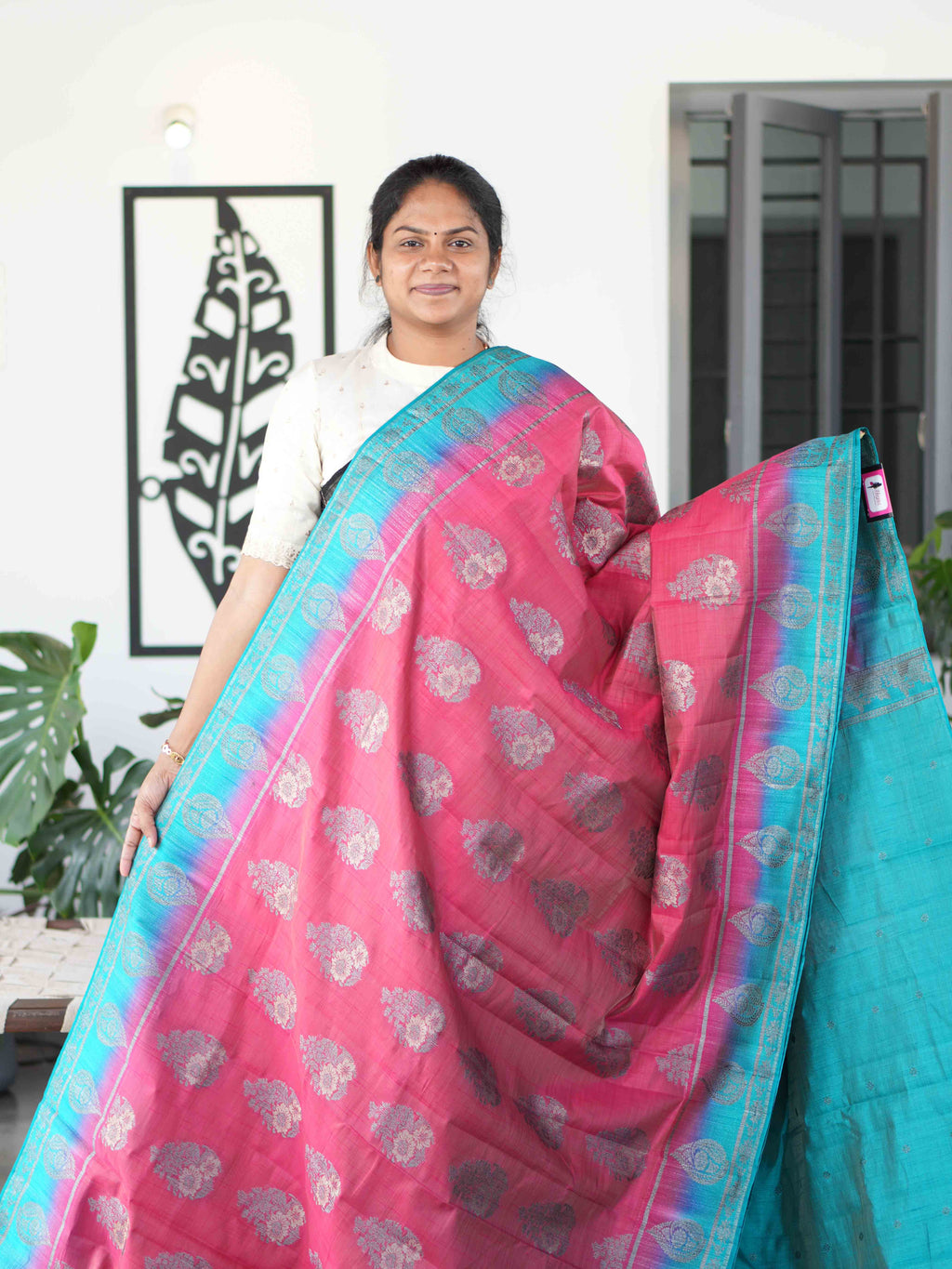 Dupion Silk Sarees Regal Weave / SKU273 – 4