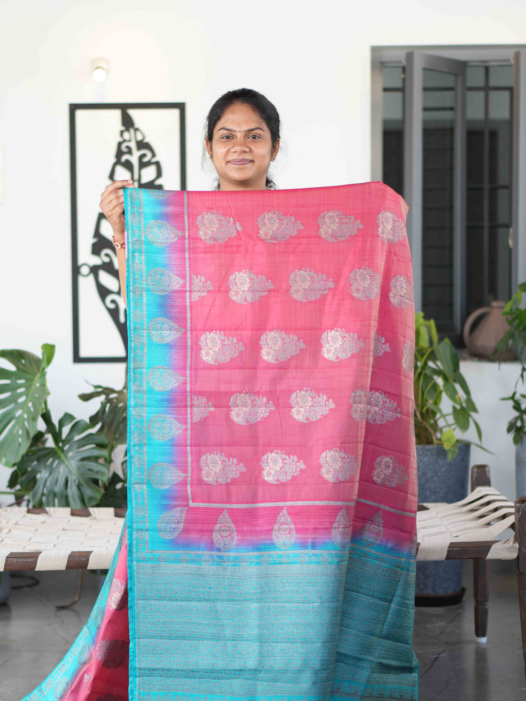 Dupion Silk Sarees Regal Weave / SKU273 – 4