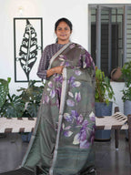 Digital Tussar Sarees Artistic Grace / SKU280 – 1