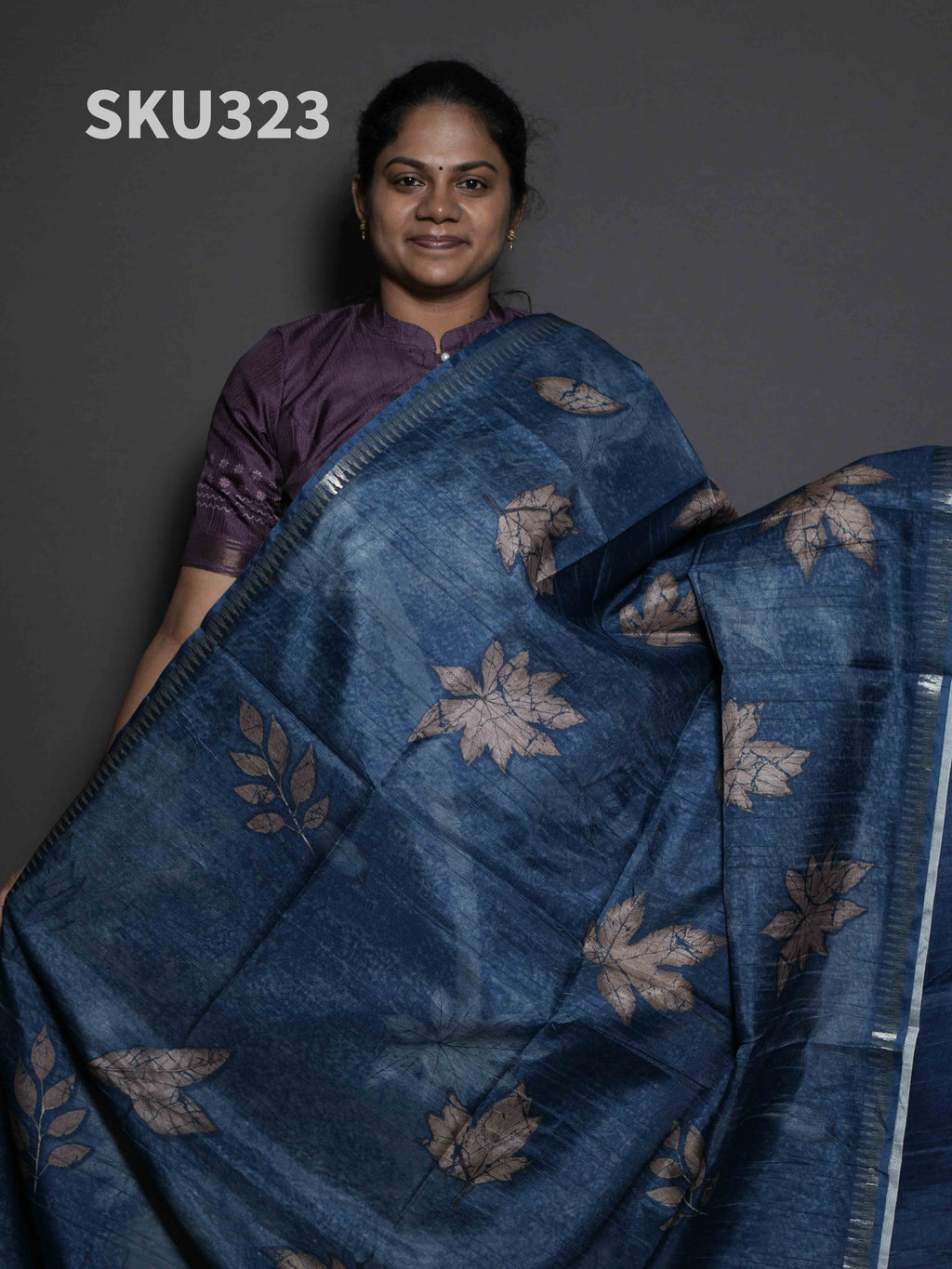 Printed Matka Silk Sarees Festive Radiance / SKU323 – 1