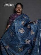 Printed Matka Silk Sarees Festive Radiance / SKU323 – 1