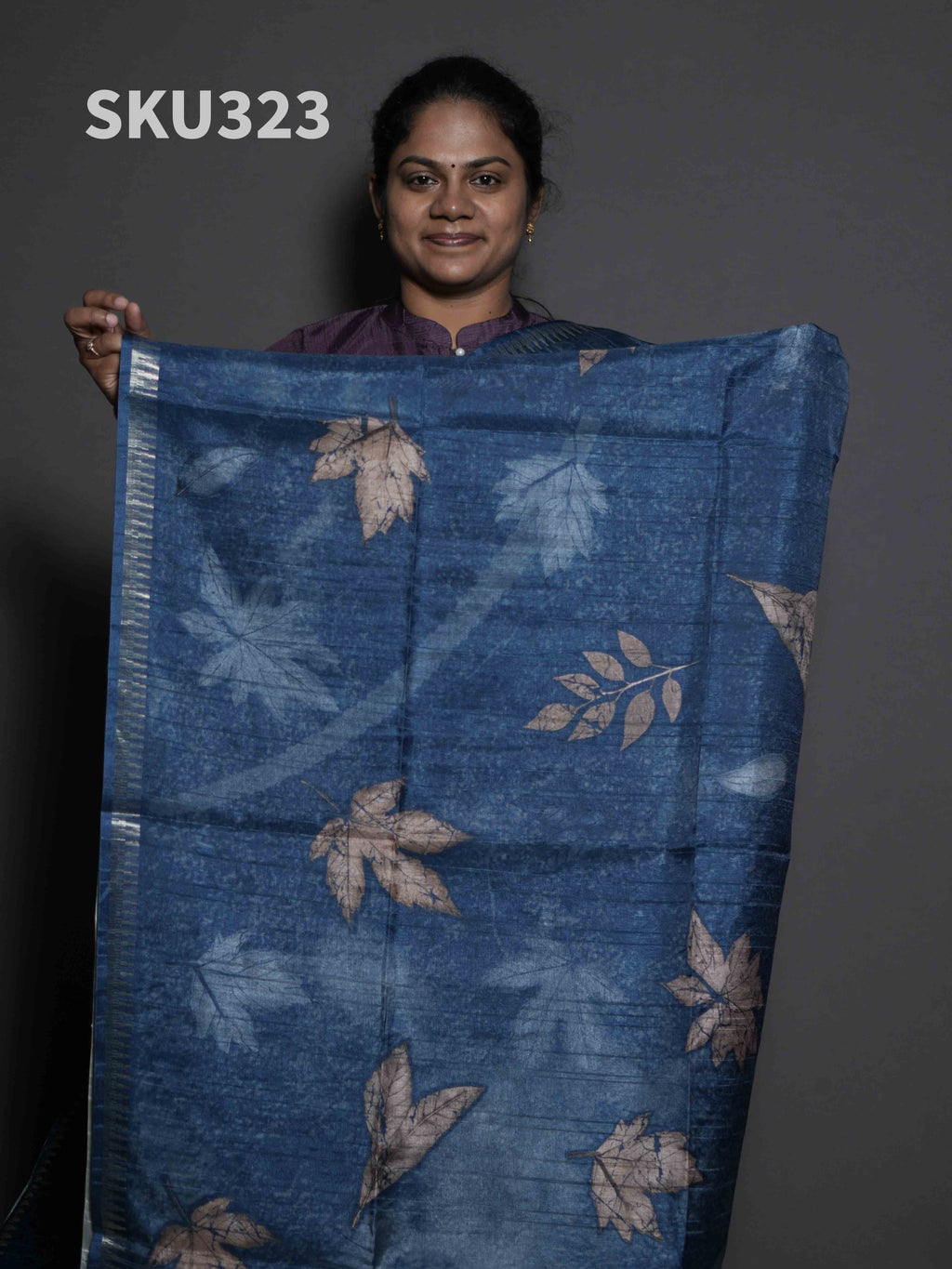 Printed Matka Silk Sarees Festive Radiance / SKU323 – 1