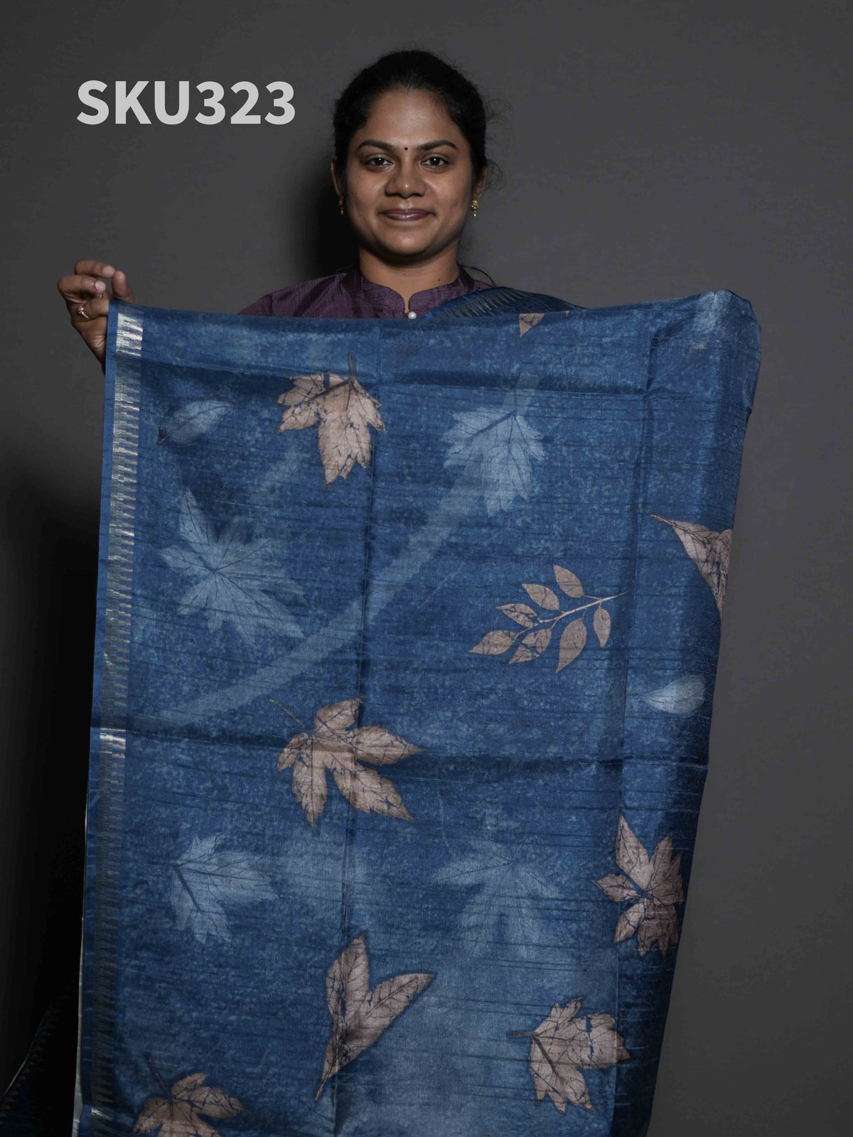 Printed Matka Silk Sarees Festive Radiance / SKU323 – 1