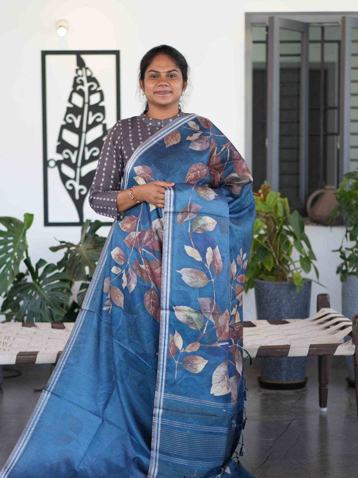 Digital Tussar Sarees Refined Beauty / SKU280 – 7