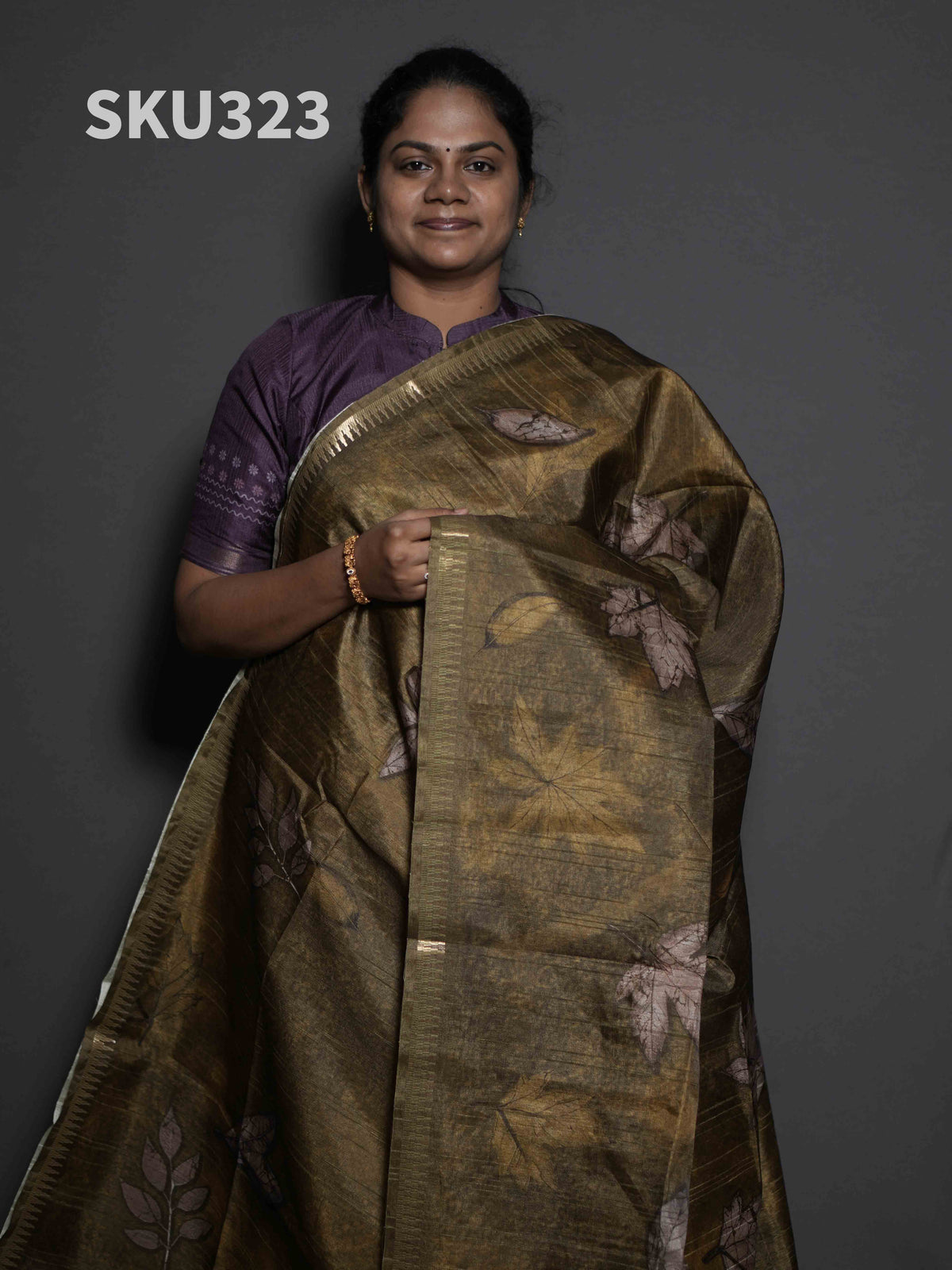 Printed Matka Silk Sarees Heritage Beauty / SKU323 – 3