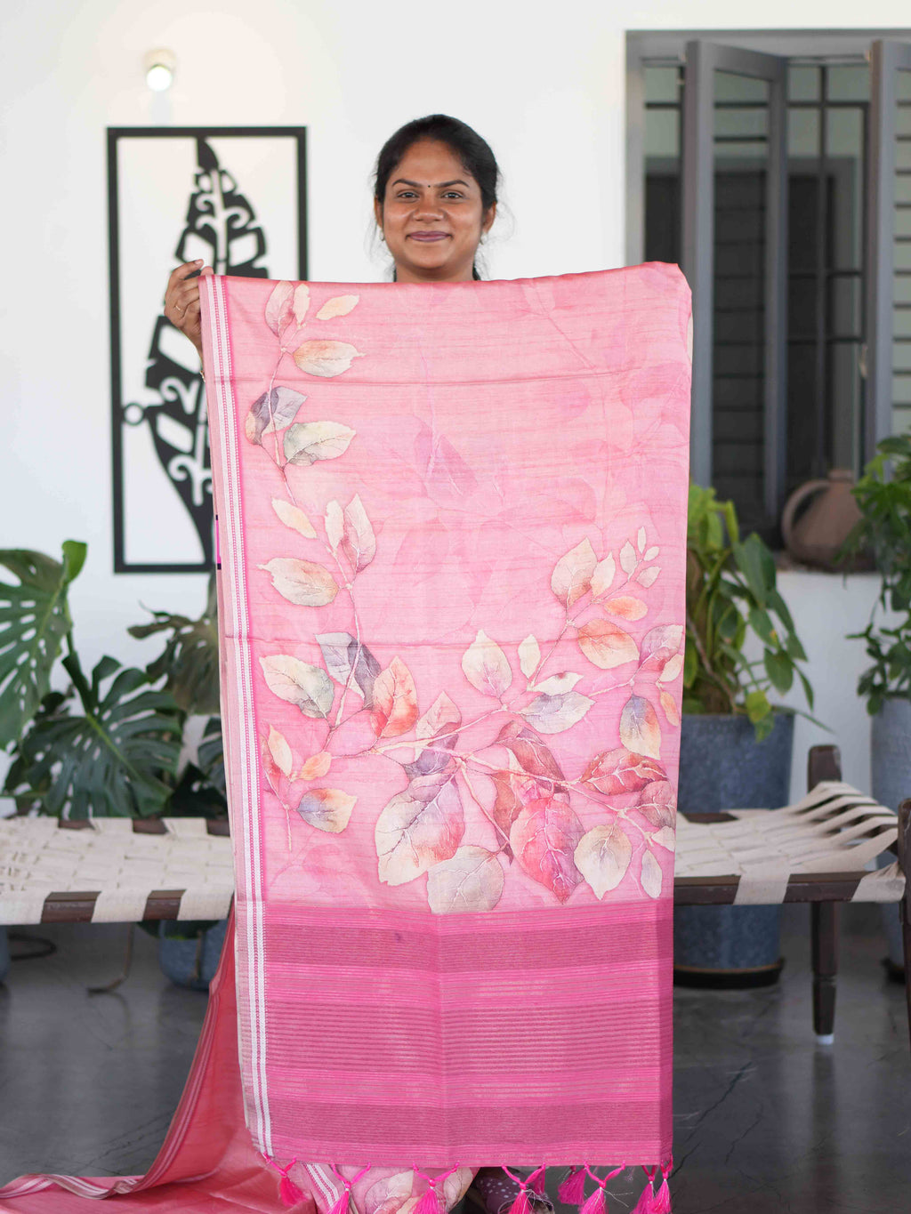 Digital Tussar Sarees Signature Prints / SKU280 – 8