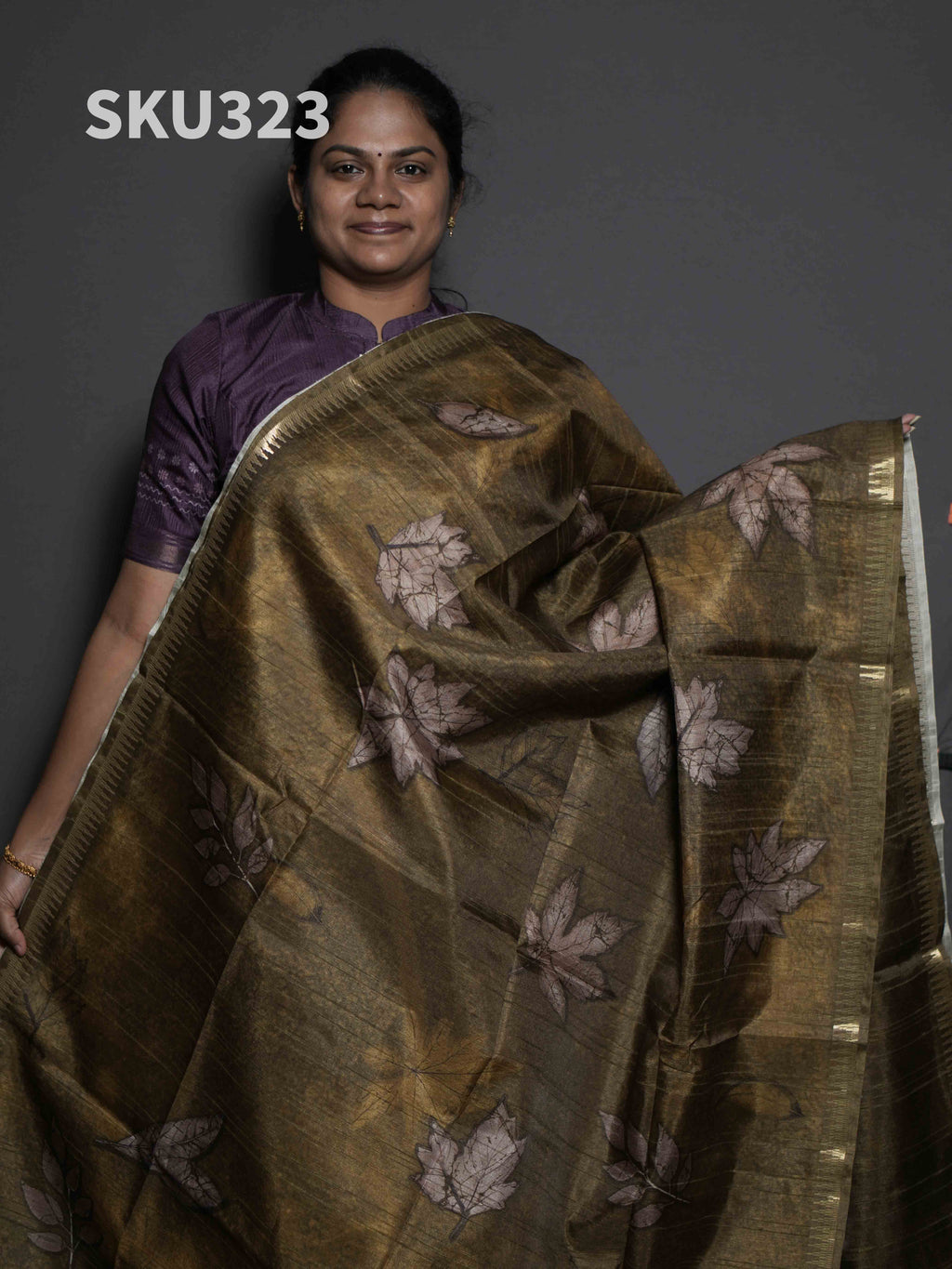 Printed Matka Silk Sarees Heritage Beauty / SKU323 – 3