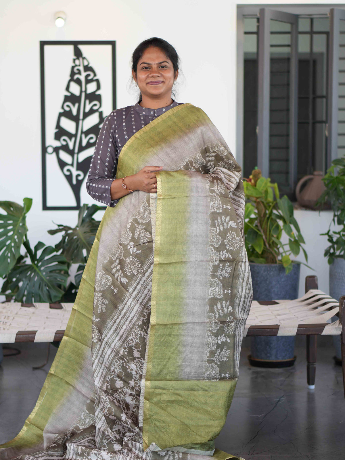 Tussar by Kota Sarees Natural Grace / SKU282 – 1