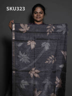 Printed Matka Silk Sarees Royal Grace / SKU323 – 4