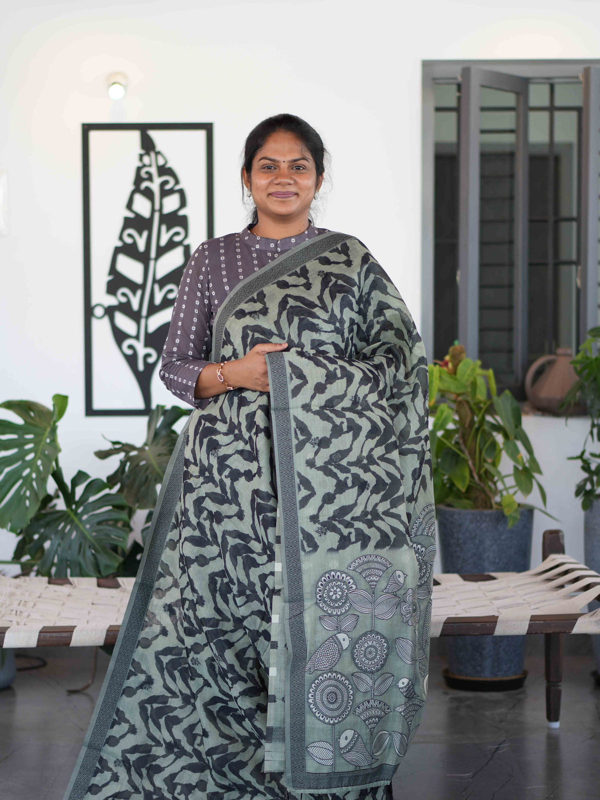 Sambalpuri Printed Cotton Sarees Traditional Grace / SKU274 – 1