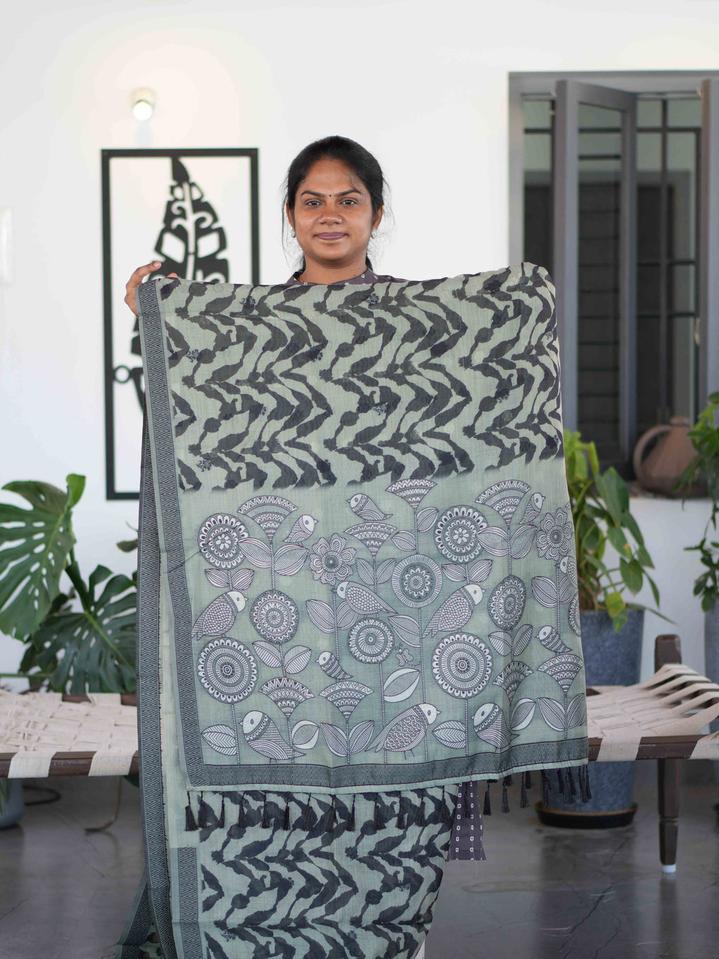 Sambalpuri Printed Cotton Sarees Traditional Grace / SKU274 – 1